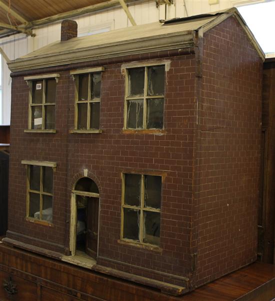 Dolls house and accessories - early 20th century